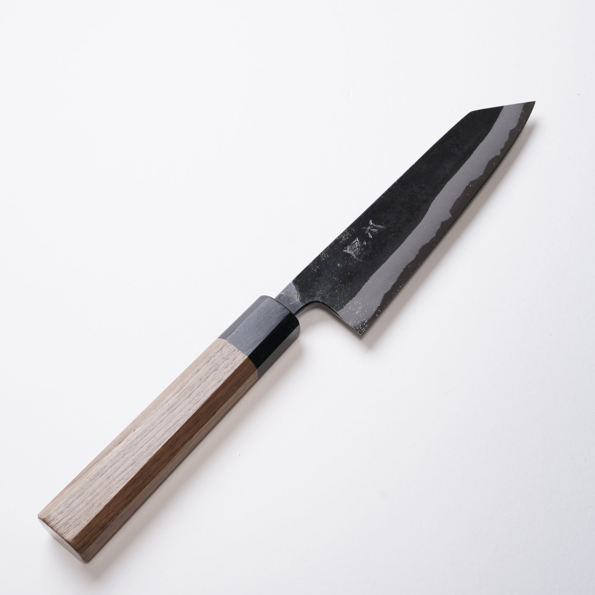 青紙2号 黒打ち 切付 165mm｜胡桃八角柄