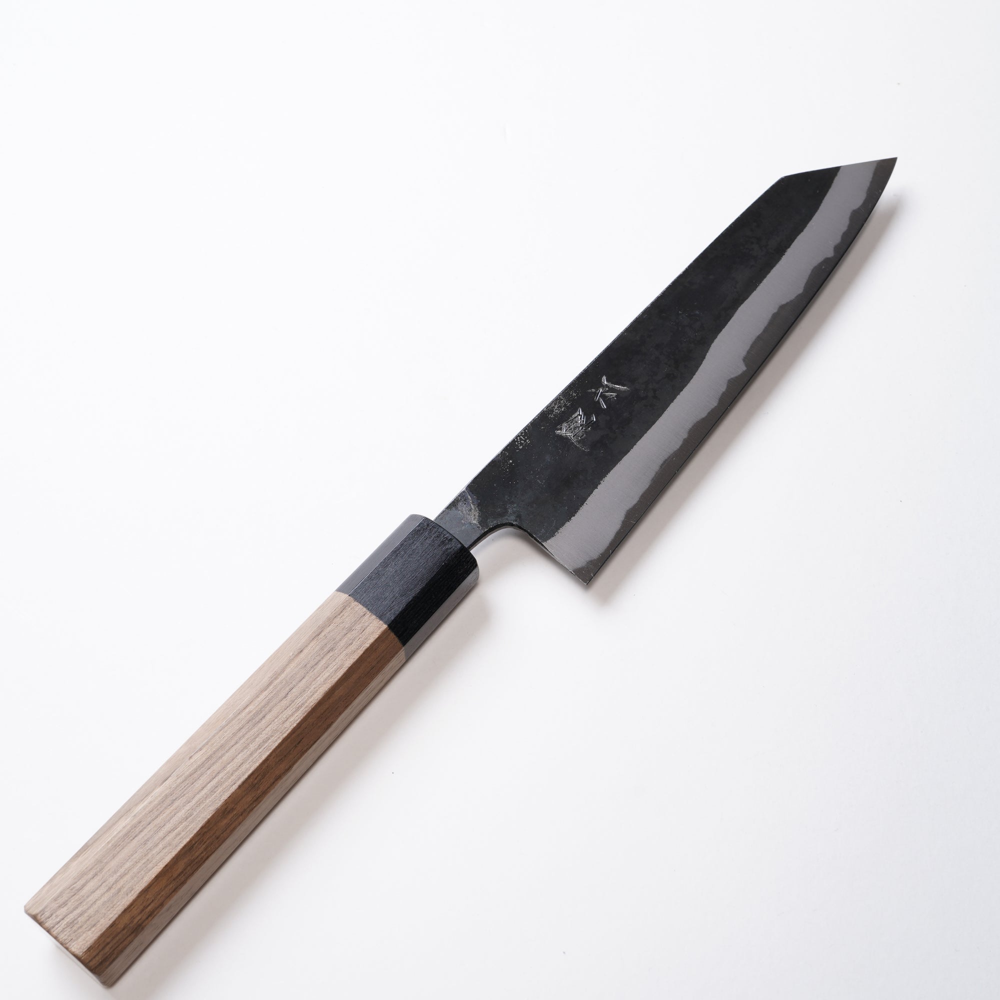 青紙2号 黒打ち 切付 165mm｜胡桃八角柄